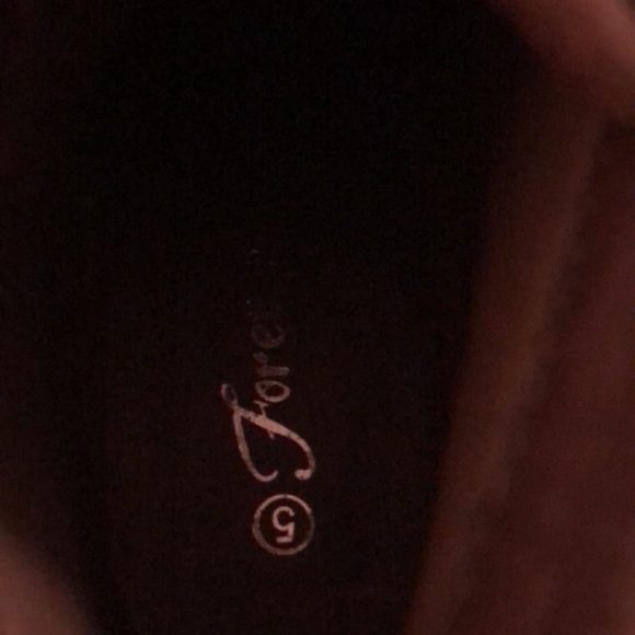 faux suede neutral lace up 2” booties - Picture 4 of 4